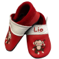 Preview: Krabbelschuhe Affe auf rot
